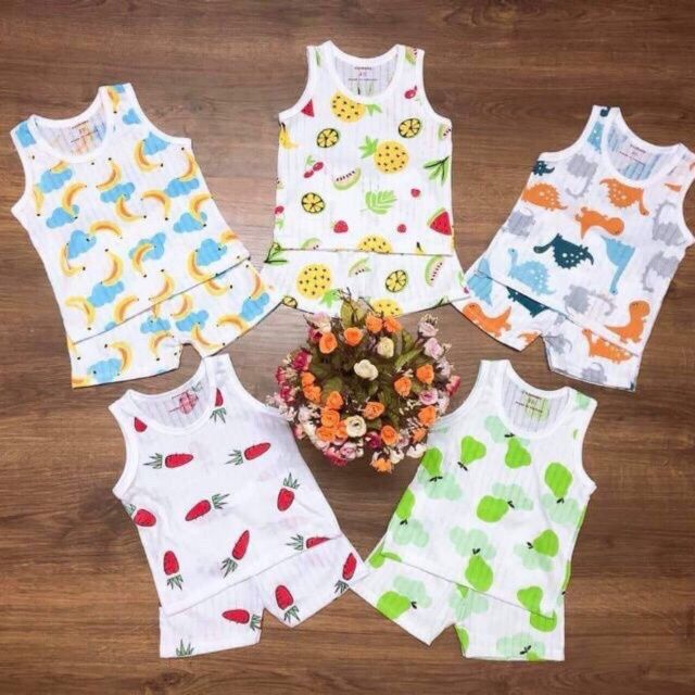 bộ cotton giấy cho bé yêu