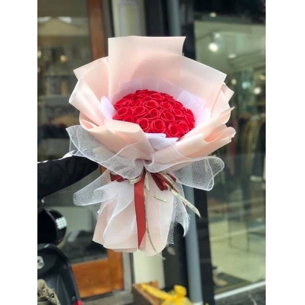Bó hoa hồng sáp 15 bông