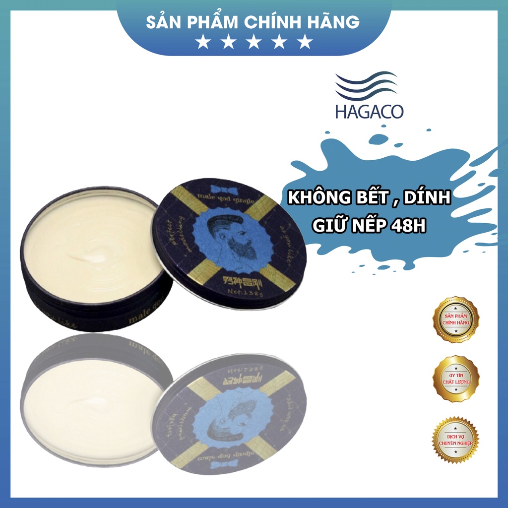 Sáp vuốt tóc Nam Cao Cấp MALE GOD GINGLE giữ nếp tóc cực tốt MN16