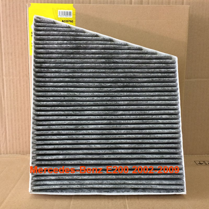 Lọc gió điều hòa than hoạt tính Mercedes-Benz E200 và E200 Kompressor 2002 - 2009 JS Asakashi Nhật