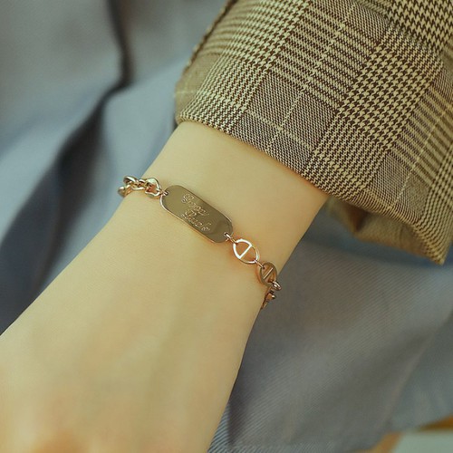 Lắc Tay Dây Xích Good Luck Titan Ko Đen TT 3192