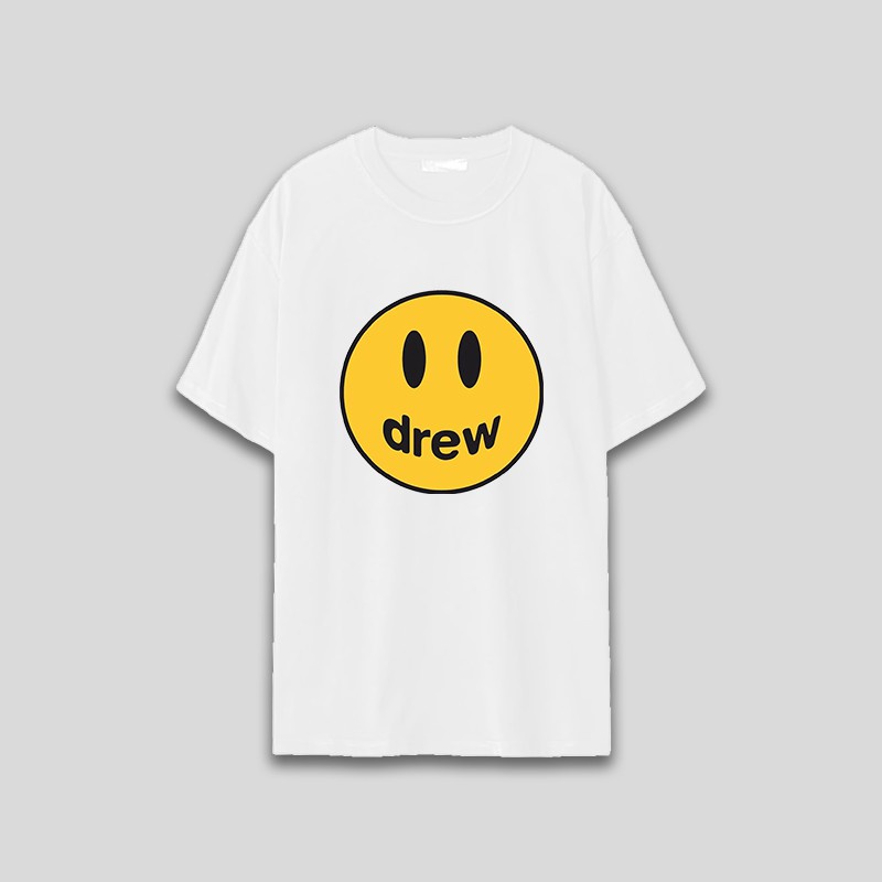 Áo thun nam nữ tay lỡ DREW House Mặt cười phong cách , Áo phông unisex  form rộng oversize chất liệu Cotton AQ21 | BigBuy360 - bigbuy360.vn