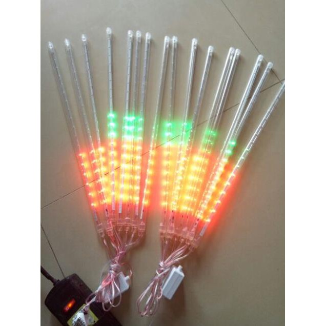 ĐÈN NHÁY LED HÌNH ỐNG SAO BĂNG [HỘP 8 ỐNG 50 CM]