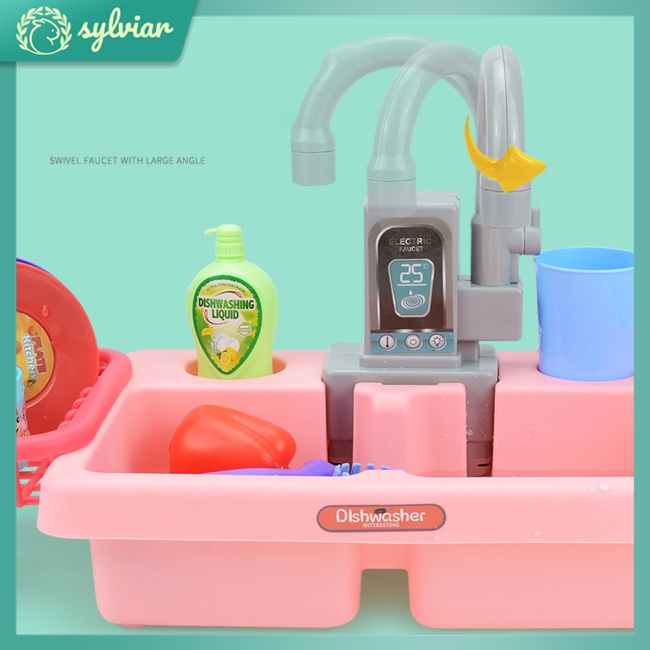Bộ Đồ Chơi Máy Rửa Chén Và Bồn Rửa Chén Thú Vị Cho Bé