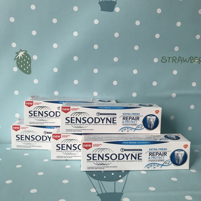 Kem đánh răng Sensodyne Repair&Protect-Giúp phục hồi răng nhậy cảm