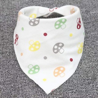 Set 10 yếm cotton 2 cúc bấm cho bé