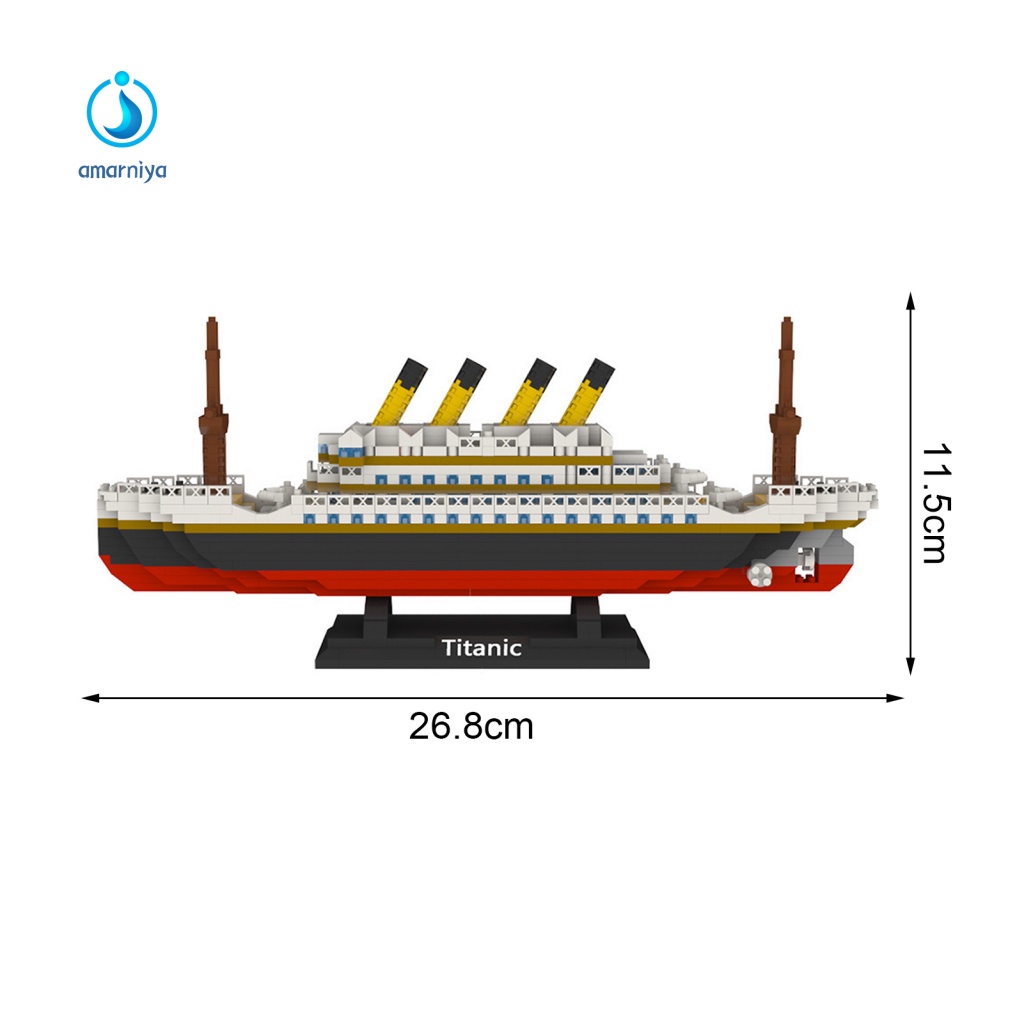 Bộ 1280 Mô Hình Thuyền Du Lịch Tàu Titanic