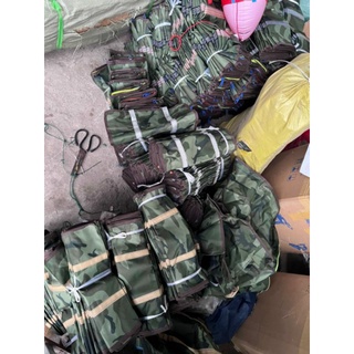 Túi bạt rằn ri đựng đồ câu. chất vải bạt, đường may rất bền và chắc chắn
