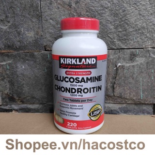 Viên uống GLUCOSAMINE 1500mg và CHONDROITIN 1200mg