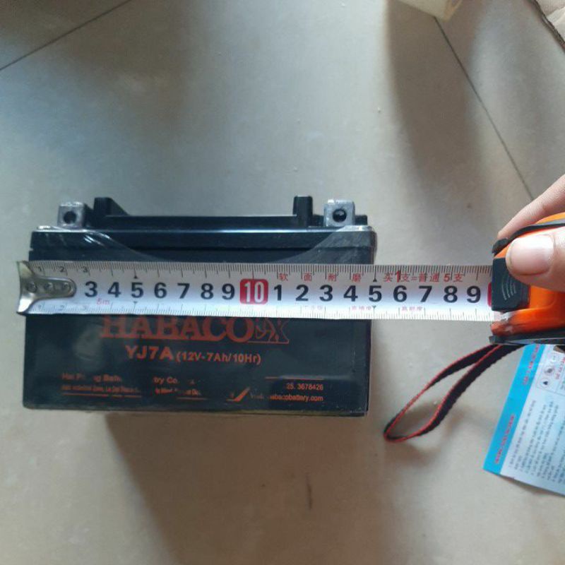 Ác quy 7A Lùn HABACO YJ7A