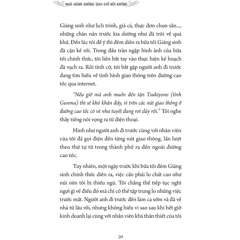 Sách - Nhà Hàng Không Bao Giờ Nói Không | BigBuy360 - bigbuy360.vn