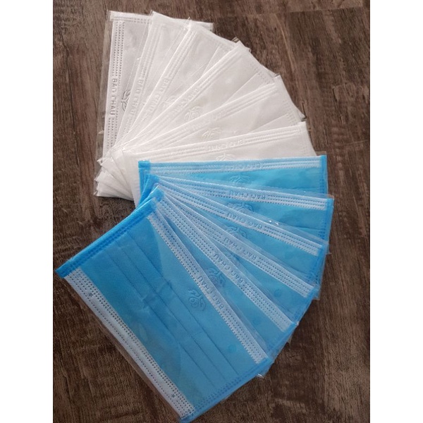 Hộp 50 túi khẩu trang Bảo Châu 4 lớp, hàng xịn sò 1 cái/1 túi