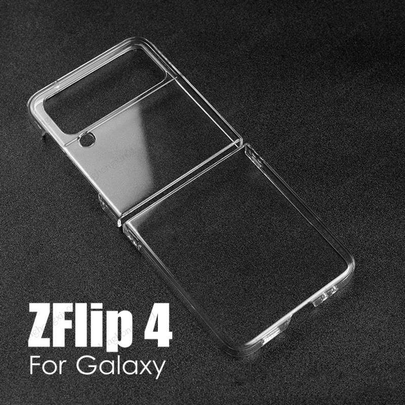 Ốp Điện Thoại PC Cứng Trong Suốt Siêu Mỏng Cho Samsung Galaxy Z Flip 4 5G Z Flip4 ZFlip4