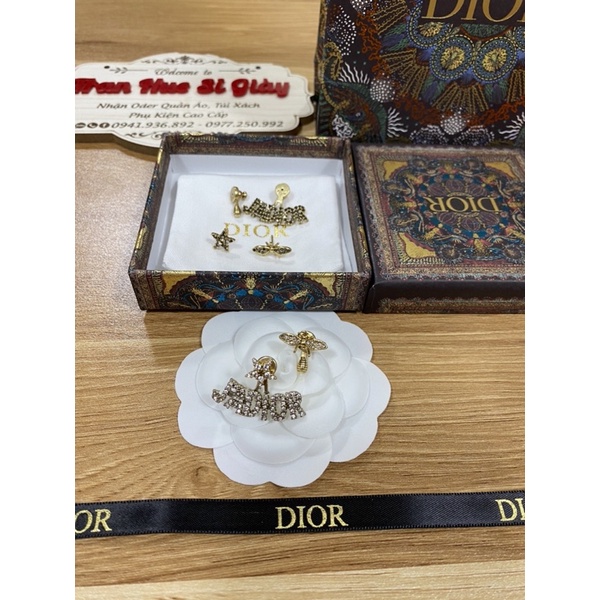 Bông tai cao cấp Dior