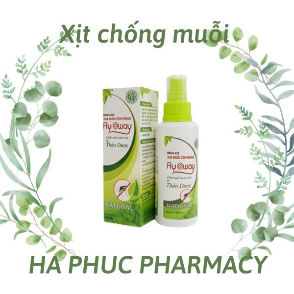 ✅Chính hãng ✅Bình xịt muỗi thảo dược Fly@way