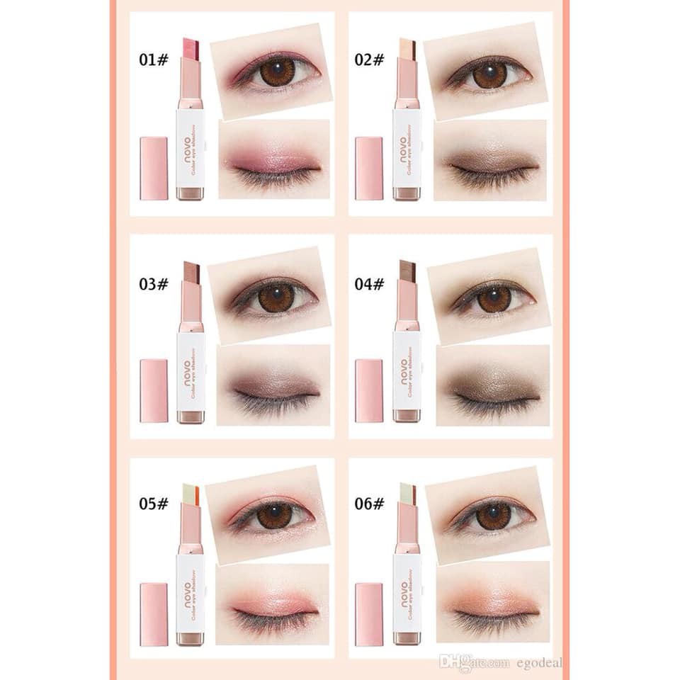 Phấn mắt Novo Eyeshadow Stick (Dạng thỏi Mini tiện lợi)