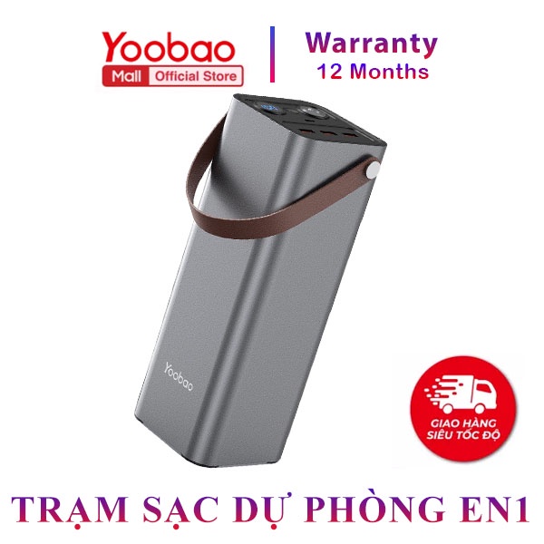 Trạm sạc dự phòng YOOBAO EN1 46200mAh - Sạc nhanh PD3.0 220 -Đảm bảo hàng chính hãng - Bảo hành 12tháng 1 đổi 1