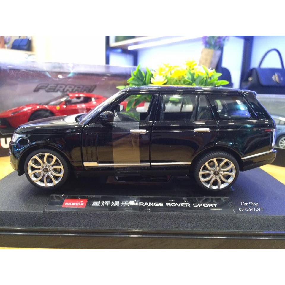 Xe mô hình chất lượng Land Rover Ranger Rover Tỉ Lệ 1:24 màu đen