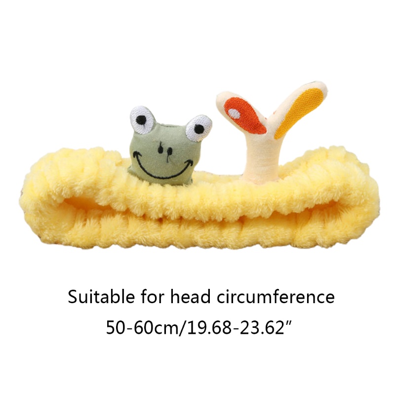 Flgo Băng Đô Co Giãn Hình Ếch Hoạt Hình Vui Nhộn Thời Trang