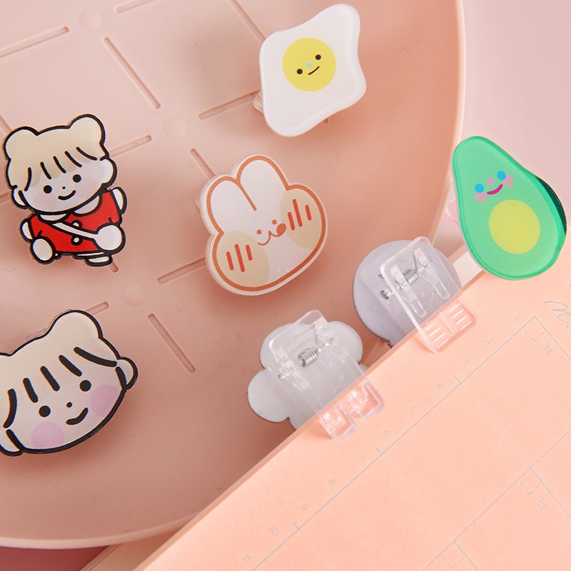 Kẹp giấy mini, kẹp giấy a4 hoạt hình dễ thương