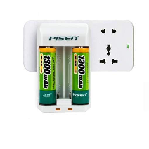 SẠC PIN MC005 KÈM 2 PIN AA 1300MAH