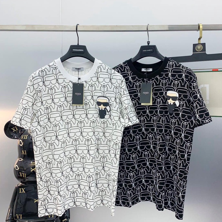Áo phông nam Fendi Monogram Karl tshirt