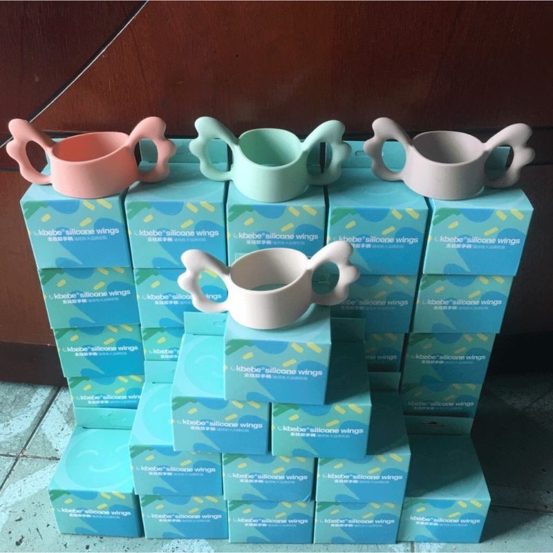 Tay cầm bình sữa Avent, Moyuum silicon, phù hợp với tất cả bình cổ rộng