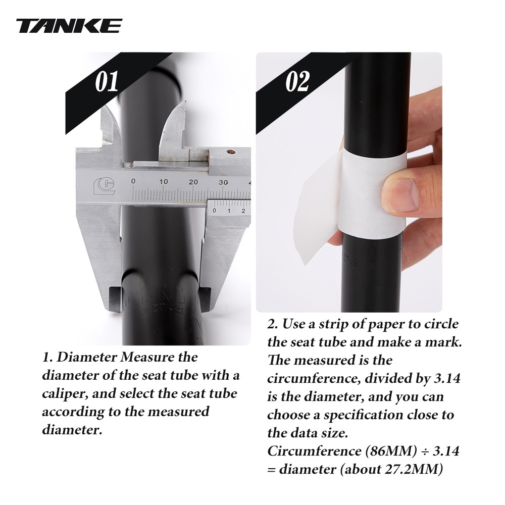 Phuộc giảm xóc TANKE 27.2mm cho xe đạp leo núi