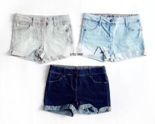 Quần short jean bé gái Kiabi