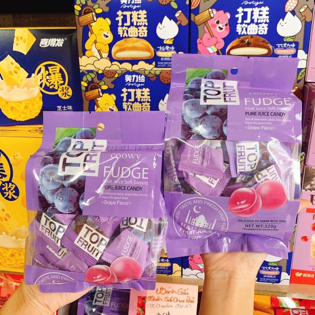 Kẹo Dẻo Trái Cây Top Fruit 320g 32k/ gói