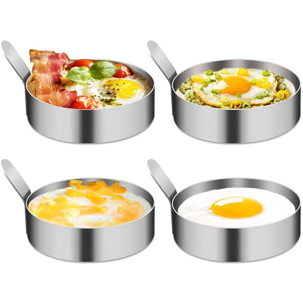 Set 2 / 4 Khuôn Tròn Làm Bánh Pancake Tiện Dụng