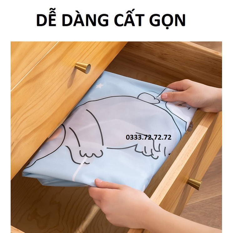 Nhựa sinh học tự hủy - Túi đựng quần áo chăn màn không thấm nước, đựng đồ đa năng