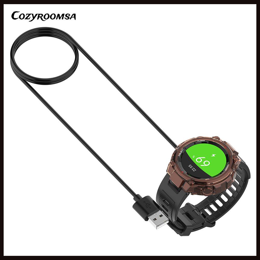 Dây cáp sạc USB 3.28ft cho đồng hồ thông minh Amazfit T-Rex Gtr 42mm 47mm Gts