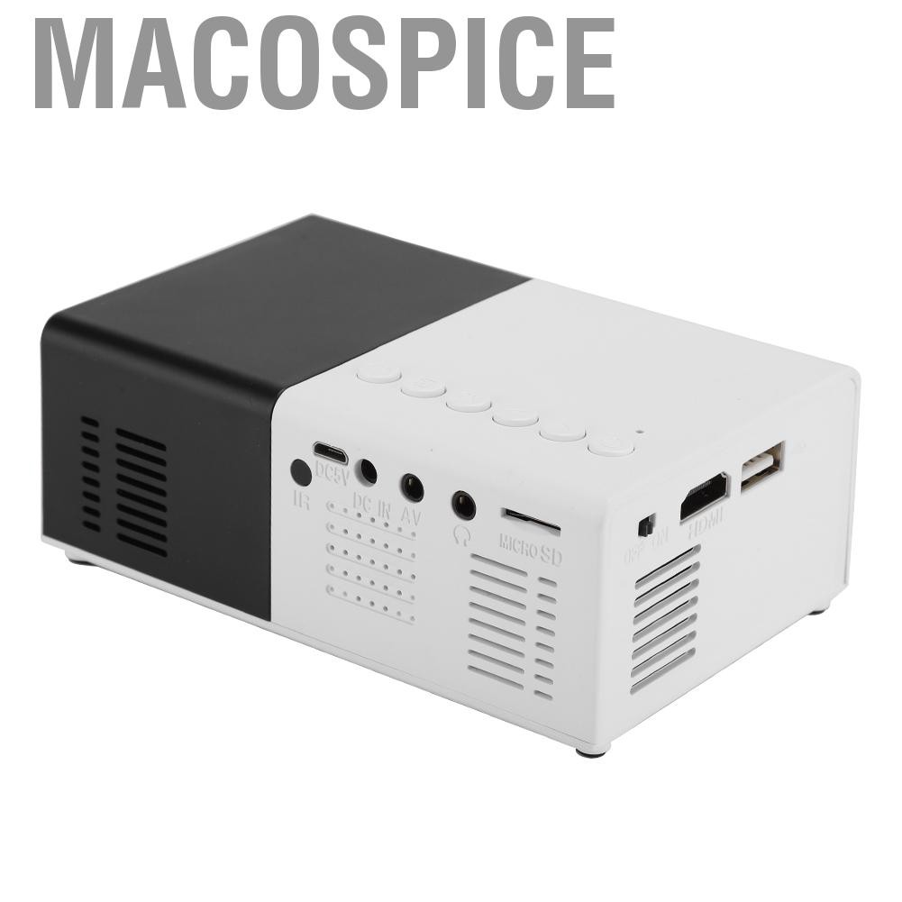 Máy Chiếu Macospice Mini Led Usb Hdmi 1080p 2.0-inch Với Lỗ Tản Nhiệt 110-240v | BigBuy360 - bigbuy360.vn