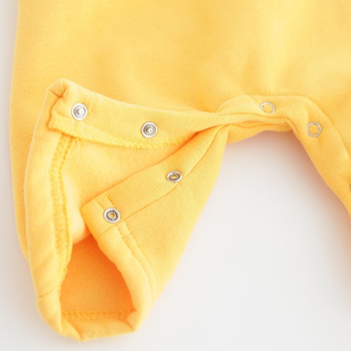 Bộ đồ liền thân tay dài họa tiết hoạt hình phong cách Hàn Quốc đáng yêu cho bé