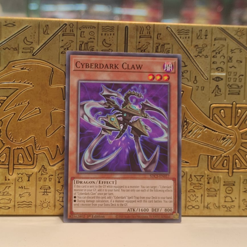 Thẻ Bài Yugioh - Cyberdark Claw - SDCS-EN017 - Common 1st Edition