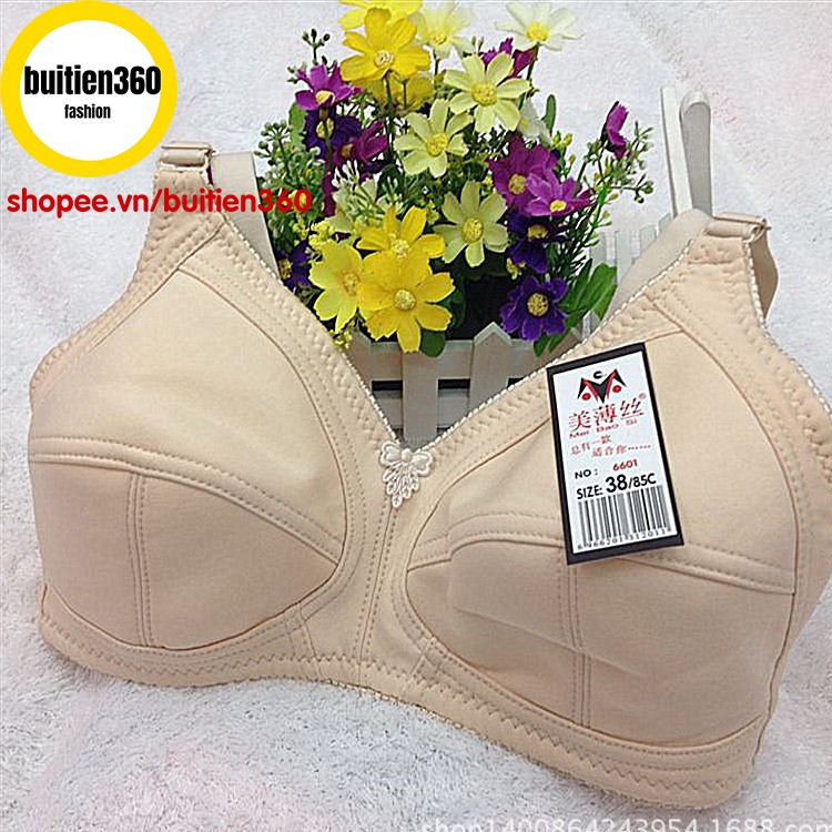 Aó ngực lót nữ mỏng không mút không gọng 3289 quả to bản to big size CUP E cho bầu người béo mập ngực to mặc mát | BigBuy360 - bigbuy360.vn