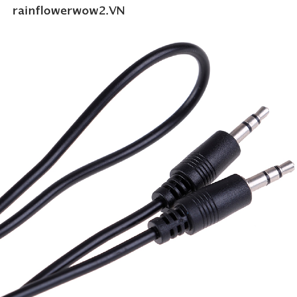 1 Dây Cáp Âm Thanh aux Giắc Cắm 3.5mm Dài 1m Chuyên Dụng Cho Xe Hơi