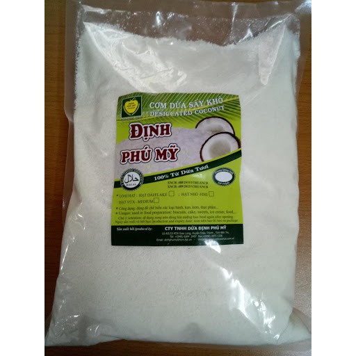 Cơm dừa sấy khô dạng nhuyễn , sợi Định Phú Mỹ 150g