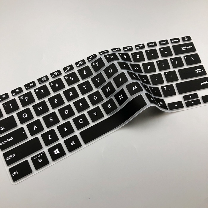 Miếng dán bảo vệ bàn phím máy tính ASUS U4300FN 14 inch bằng silicon siêu mỏng chống thấm nước tiện dụng