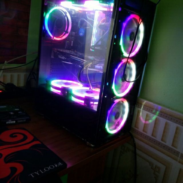 Fan case 12cm Led RGB , đơn sắc