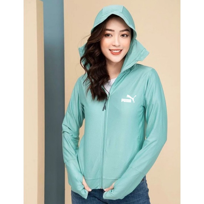 Áo Khoác Chống Nắng Có Vành Mũ Chống Tia UV Có Túi Trong & Ngoài Form Tôn Dáng