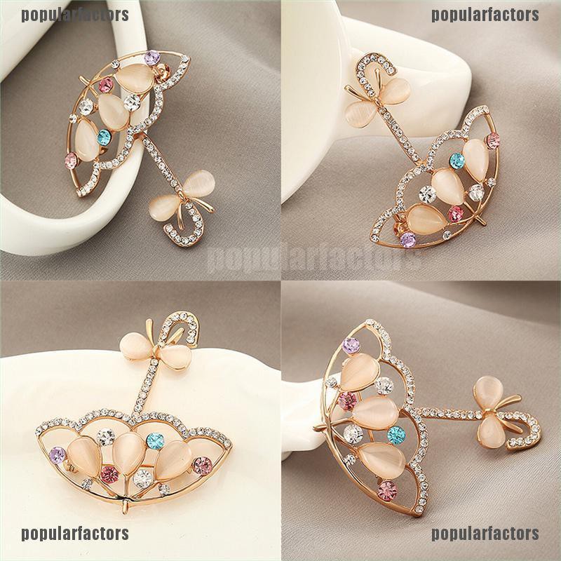 Ghim Cài Áo Hình Dù Dễ Thương Phong Cách Hàn Quốc Cho Nữ