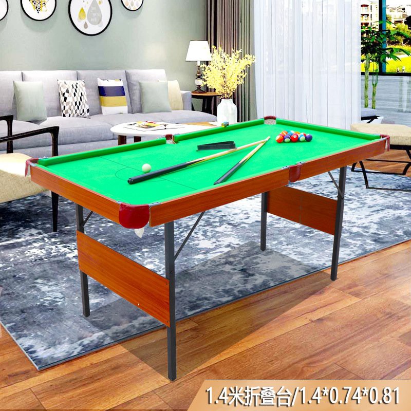 Đồ chơi bàn Bi-A bằng gỗ Table TTP-137 chân cao kích thước 140x75x82cm cao cấp