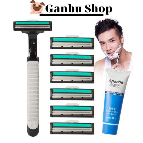 Set Dao Cạo Râu 36 Lưỡi Kép Kèm Kem Cạo Râu
