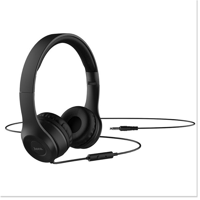 Tai Nghe Chụp Tai Hoco W21- 3 Màu Tím/Đen/Xám - Hàng Chính Hãng #Belike