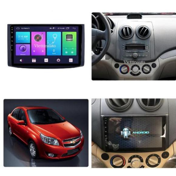 Mặt dưỡng 9 In xe Chervolet Aveo, Gentra 2006-2012 Kèm rắc nguồn