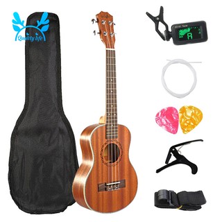 Đàn ukulele 23 inch 4 dây kèm túi đựng