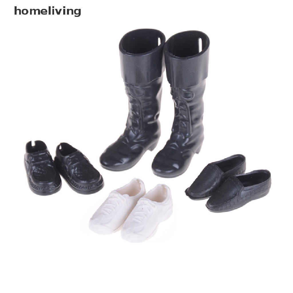 Bộ 4 Đôi Giày Thể Thao Cao Tới Gối Cho Búp Bê