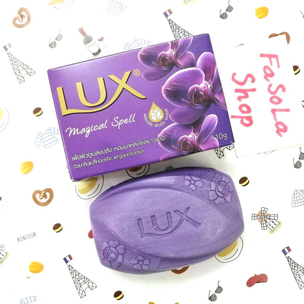 Lốc 4 bánh xà phòng LUX Thái Lan bánh to 110g 🇹🇭 xà bông cục soap sáp hoa hồng, hoa trà | BigBuy360 - bigbuy360.vn